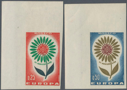 Monaco: 1946/1967, Collection Of Apprx. 100 Imperforate Stamps/imperforate Proofs, Incl. 16 Colour P - Nuevos