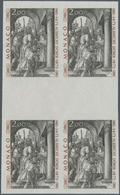 Monaco: 1972, 500th Birthday Of Albrecht Dürer 2.00fr. 'Christ In Front Of Pilate' In A Lot With Abo - Unused Stamps