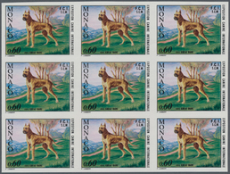 Monaco: 1972, International Dog Show In Monte Carlo 0,60fr. 'Danish Mastiff' In A Lot With 40 IMPERF - Unused Stamps