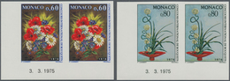 Monaco: 1975, International Competition Of Floral Art Complete Set Of Two (flowers And Ikebana) In A - Ungebraucht