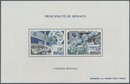 Monaco: 1991, Europa-CEPT 'European Space Travel' In A Lot With 20 Perforated Special Miniature Shee - Ongebruikt