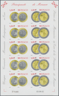 Monaco: 2002 MonacoPhil Presentation Folder Containing IMPERF Stamps, Essays And M/s Of 1997-2002 Is - Ungebraucht
