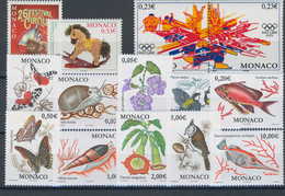 Monaco: 2002, Complete Year Set Without The Blocks MNH Per 500. Michel Cat. Val. 56.450,- €, Face Va - Neufs