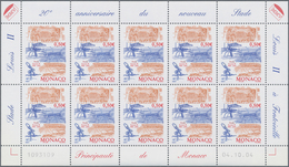 Monaco: 2004, 0.50 € Stadium Louis II., 770 Complete Sheets With 7.700 Stamps Mint Never Hinged. Mic - Neufs