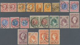 Niederlande: 1852/1935, Splendid Used And Mint Lot Of Better Issues On Stockcards, E.g. 1st Issue 10 - Otros & Sin Clasificación