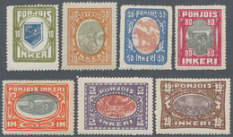 Nordingermanland: 1920, Definitive Issue (coat Of Arms, Harvesting, Agriculture, Church Etc.) In A L - Emisiones Locales