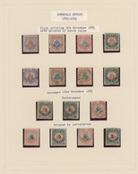 Norwegen: 1869-1891: Mint And Used Collection Of More Than 450 Stamps, From Various Cities From Aren - Gebruikt