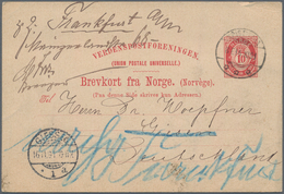 Norwegen: 1872/1990 (ca.), Accumulation Of Ca. 470 Covers, Postcards And Unused, CTO-used And Used P - Usados