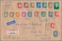 Norwegen: STARTING ABOUT 1880 (ca.) Holding Of Ca. 740 Unused/CTO-used And Used Postal Stationeries - Usati