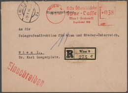 Österreich: 1836/1960 (ca.), Vielseitiger Bestand Von über 420 Briefen, Karten Und Ganzsachen, Dabei - Colecciones