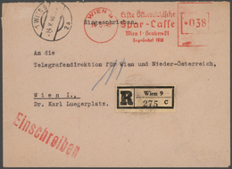 Österreich: 1836/1960 (ca.), Vielseitiger Bestand Von über 420 Briefen, Karten Und Ganzsachen, Dabei - Verzamelingen