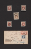 Österreich: 1850/1910 (ca.), Umfassende Sammlung Von Ca. 410 Briefen, Karten Und Ganzsachen Sowie Za - Sammlungen