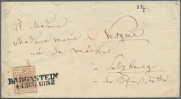 Österreich: 1852 - 1874, Posten Von 26 Belegen, U.a. Briefe Mit 3 Stück 6 Kreuzer-Ausgabe Von St. Pö - Sammlungen
