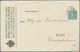 Österreich: 1871/1988, Bestand Von Ca. 290 Briefen Und Ungebrauchten Sowie Einigen Gebrauchten Ganzs - Colecciones