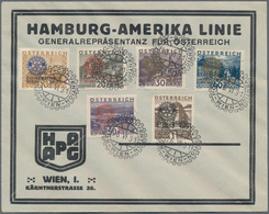 Österreich: 1931/1964, Lot Mit 27 Besseren Sammler- Und Ersttagsbriefen, Mit 2 Satzbriefen Rotary 19 - Collections