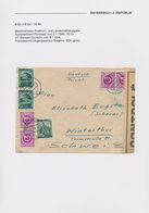 Österreich: 1945/1946, Interessante Sammlung Mit Ca.60 Belegen Der Nachkriegszeit, Dabei Als Schwerp - Collections