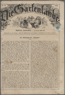 Österreich - Zeitungsstempelmarken: 1862/1876, Partie Von Ca. 104 Titelseiten "Die Gartenlaube", Je - Dagbladen