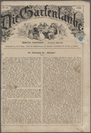 Österreich - Zeitungsstempelmarken: 1862/1876, Partie Von Ca. 104 Titelseiten "Die Gartenlaube", Je - Zeitungsmarken