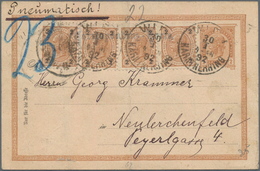 Österreich - Ganzsachen: 1892/1918, Kleiner Posten Von Ca. 20 Ungebrauchten Und Gebrauchten Ganzsach - Altri & Non Classificati