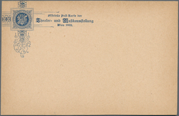 Österreich - Privatganzsachen: 1883/1905, 2 Ungebrauchte Und Gebrauchte Ganzsachenkarten, 61 Ganzsac - Other & Unclassified