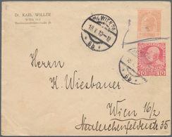 Österreich - Privatganzsachen: 1916, 4 Ungebrauchte Und Gebrauchte Ganzsachenkarten Und 33 Ganzsache - Andere & Zonder Classificatie