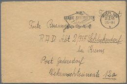 Österreich - Besonderheiten: 1945, 16 Briefe, Alle Ab Wien An Eine R.A.D.-Abteilung In Schlickendorf - Sonstige & Ohne Zuordnung