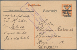 Polen: 1918/2005 (ca.) Holding Of Ca. 590 Cards, Letters, Postal Stationary (better Picture Postcard - Used Stamps