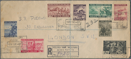 Polen: 1941/88, Accumulation Of Ca. 270 Unused Picture Postal Stationery Cards (incl. With Propagand - Oblitérés