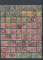 Portugal: 1867/1870, LUIS With CURVED VALUE SHIELD Perforate Issue, A Splendid Used Collection/assor - Autres & Non Classés