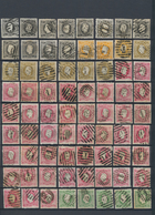 Portugal: 1867/1870, LUIS With CURVED VALUE SHIELD Perforate Issue, A Splendid Used Collection/assor - Other & Unclassified