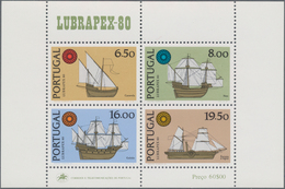 Portugal: 1980/1985, Stock Of Souvenir Sheets And Sheetlets (of The "azujelo" Issues), Mint Never Hi - Sonstige & Ohne Zuordnung