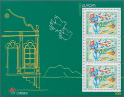 Portugal - Azoren: 1980/1998, Accumulation With 862 MINIATURE SHEETS In Different Quantities (eight - Açores
