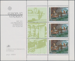 Portugal - Madeira: 1980/1985, Accumulation With 448 MINIATURE SHEETS In Different Quantities (five - Madère