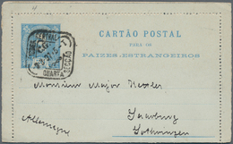 Portugal - Ganzsachen: 1890/1990 Ca. 260 Postal Stationeries (cards, Lettercards, Pictured Postcards - Interi Postali