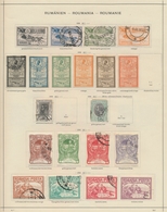 Rumänien: 1862/1972, Used And Mint Collection On Album Pages, Showing Especially Quite Nice Sections - Usati