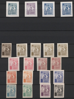 Rumänien: 1920-1932, SPECIALIZED COLLECTION OF Apprx. 500 PROOFS & ESSAYS, Referring To The Differen - Used Stamps