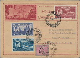 Rumänien: 1945/1965, Holding Of Apprx. 137 Covers/cards Showing An Attractive Range Of Interesting F - Usati