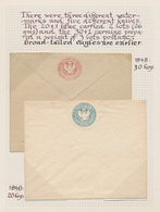 Russland - Ganzsachen: 1848/1917, Mint And Used Stationery Collection On Pages Written Up, Inc. Enve - Postwaardestukken