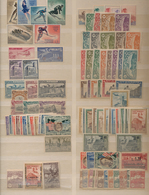 San Marino: 1900/1990 (ca.), Comprehensive Accumulation In A Thick Stockalbum, Almost Exclusively MN - Lettres & Documents