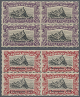 San Marino: 1918, End Of WWI Two Different Stamps With Opt. '3 / Novembre / 1918' In Different Quant - Covers & Documents