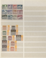 Schweden: 1855/1992, Comprehensive Accumulation In A Thick Stockbook From Some Early Issues, Margina - Covers & Documents