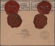 Schweden: 1918/1943, Nice Lot About 5 Covers In Good Condition Among Three Franked Complaint Forms A - Lettres & Documents