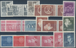 Schweden: 1960/1969, Mostly Complete Year Sets Mint Never Hinged, A Few Perforation Versions Of Defi - Storia Postale