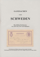 Schweden - Ganzsachen: 1872-1911 Specialized Collection Of About 470 Postal Stationery Cards With Fr - Enteros Postales