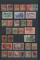 Schweiz: 1850/2005, Gestempelte Sammlung In Drei Steckbüchern, Streckenweise Komplett Geführt, Dabei - Collections