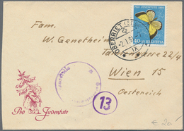 Schweiz: 1871/2002, Kleiner Bestand Von Ca. 230 Briefen, Karten Und Ganzsachen (gebraucht, Ungebrauc - Collections