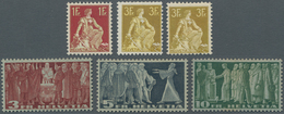 Schweiz: 1908-38, Lot Mit 13 Ungebrauchten Franken-Werten, Dabei 1908 1 Fr. Und Zweimal 3 Fr. (glatt - Sammlungen