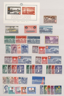 Schweiz: 1935/1963, Sauber Sortierter Bestand Im Steckbuch Mit Augenscheinlich Nur Kompletten Ausgab - Collections