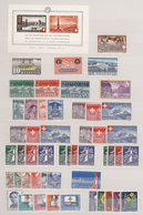 Schweiz: 1935/1963, Sauber Sortierter Bestand Im Steckbuch Mit Augenscheinlich Nur Kompletten Ausgab - Sammlungen