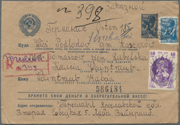 Sowjetunion: 1923/91, Very Interesting Accumulation Of Approx. 100 Covers, Postcards And Unused And - Brieven En Documenten